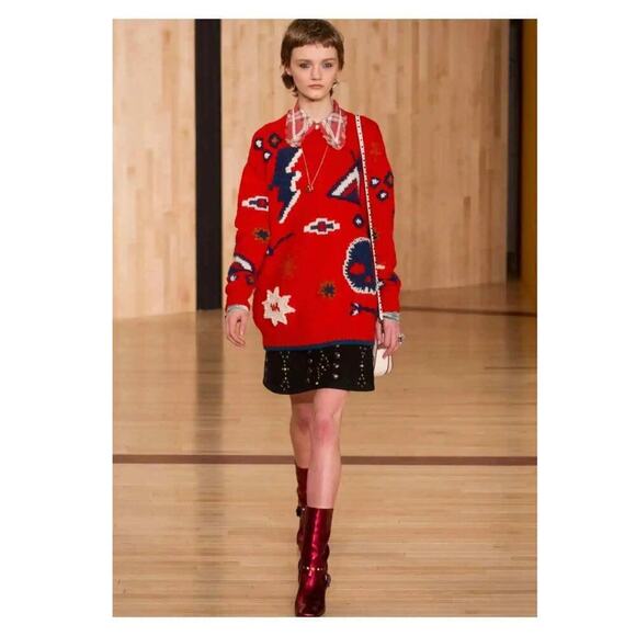 COACH Motif Crewneck Sweater 1941 SIZE X-SMALL - Picture 2 of 9